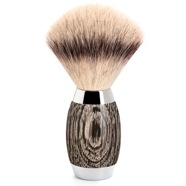 Mühle - Rasierpinsel Silvertip Fibre® Mooreiche und Sterlingsilber